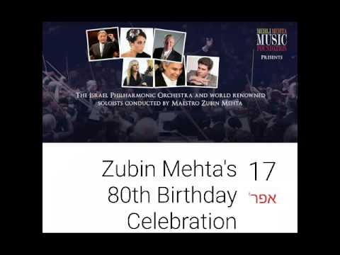 Zubin Mehta 80th anniversary