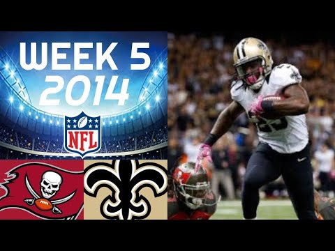 Tampa Bay Buccaneers vs. New Orleans Saints | NFL 2014 Week 5 Highlights