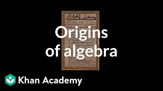 Origins of Algebra