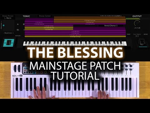The Blessing MainStage patch keyboard tutorial- Elevation Worship