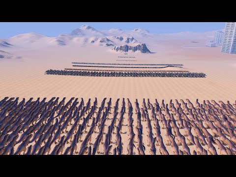 600 T-REX vs 7 SUPER STRONG LINES OF HEROES