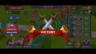 GETTING TO WAVE 100 IN GROW EMPIRE ROME!!