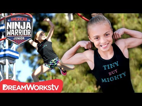AMERICAN NINJA WARRIOR JUNIOR | "Tiny but Mighty" BEAST MODE Gymnast Goes Far
