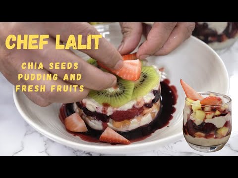 Chia seeds pudding and fresh fruits seasonal berries Recipe | Masterchef Cook with me | Saladmaster