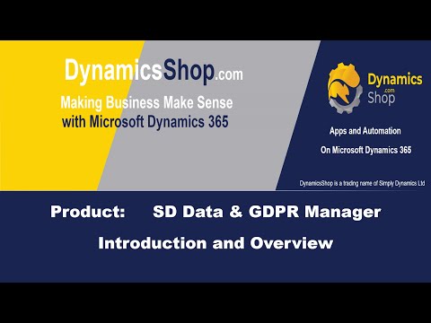 SD Data and GDPR Manager