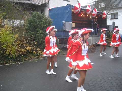 Karnevalseröffnung Hönningen 10.11.2012: Tanz der gr. Funken