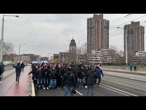 BHFanaticosi napravili spektakl u centru Mannheima