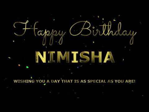 Happy Birthday Nimisha