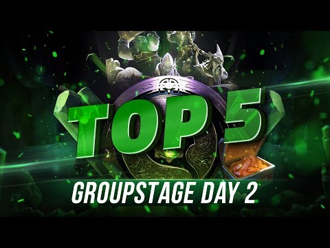 TOP5 Highlights TI8 Group stage - Day 2
