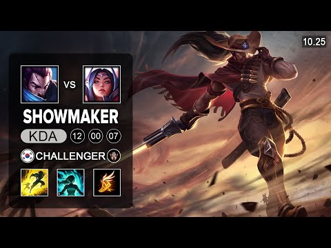 Showmaker vs Clozer - Yasuo Mid vs Irelia - KR Challenger Patch 10.25