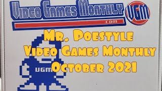 Mr. Poestyle Video Games Monthly October 2021