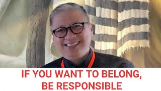 Download Lagu 01-12-2020 | IF YOU WANT TO BELONG, BE RESPONSIBLE - Fr. Dave Concepcion Thumbnail