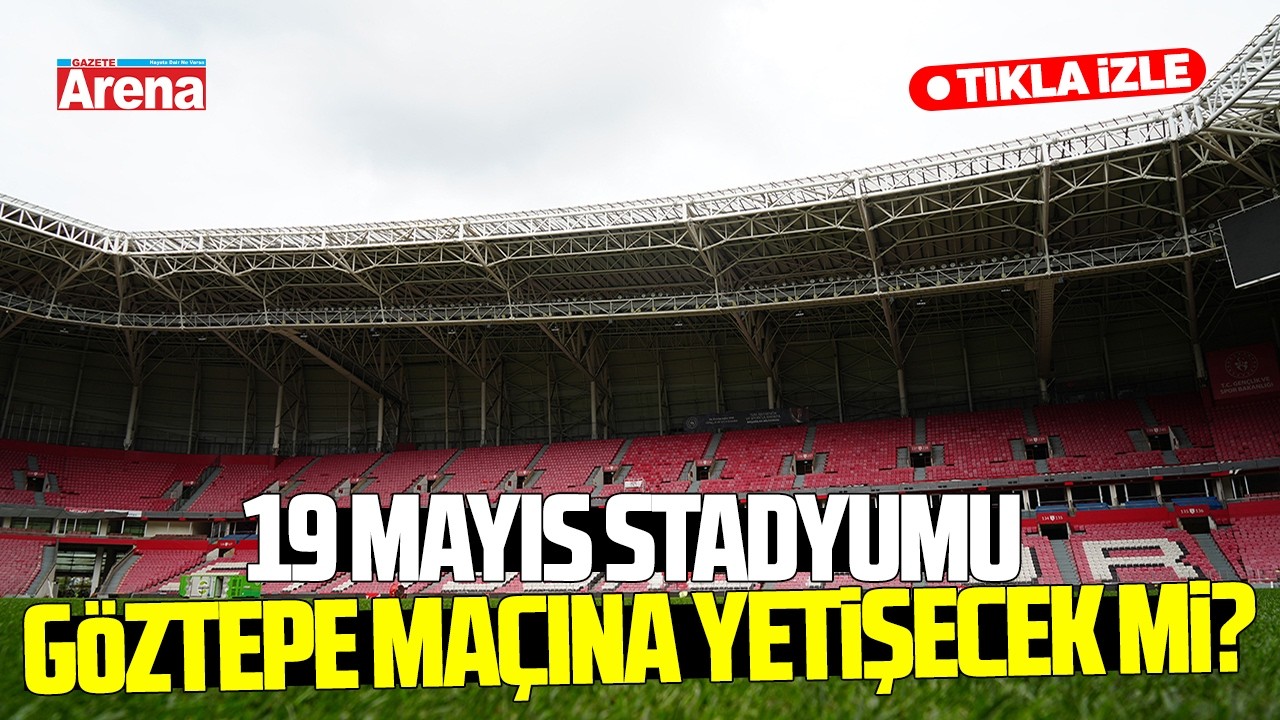 19 Mayıs Stadyumu hibrit çim çalışmalarında sona doğru