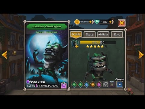 Dungeon Boss Mega Gameplay #143 - Upgrading Jabber Clenchjaw to Level 69