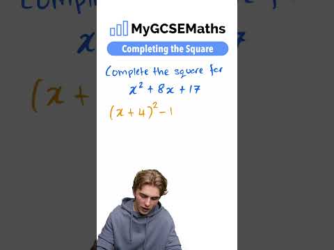 Completing the Square | GCSE Maths 2025