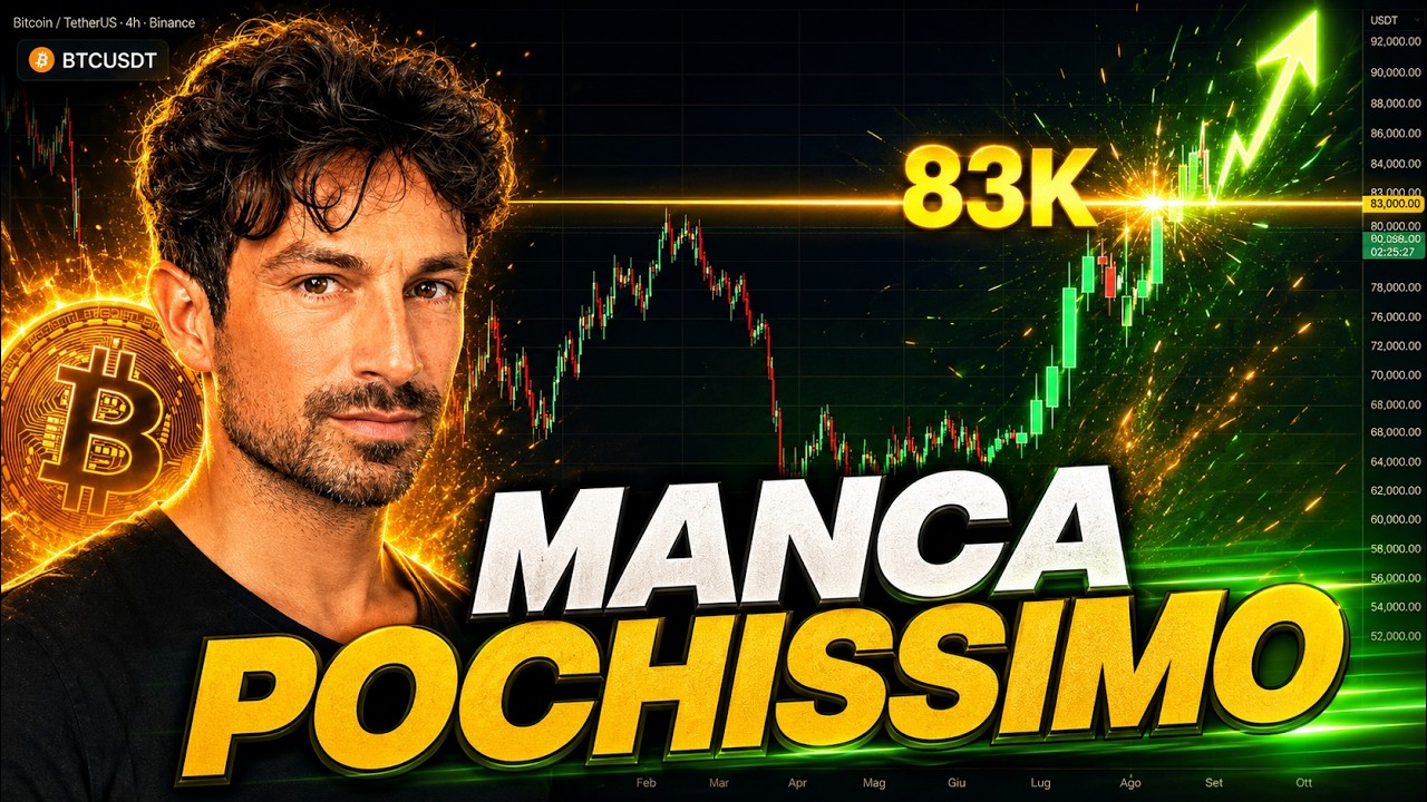 BITCOIN, CRYPTO: SIAMO A UN SOFFIO DALLA RIPARTENZA VERA (ASCOLTA BENE...)