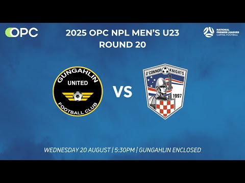 Capital Football OPC NPL Men's Under 23's Round 20 - Gungahlin United FC vs O'Connor Knights SC