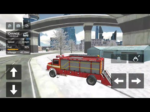 Fire Truck Rescue Simulator Android Gameplay #2