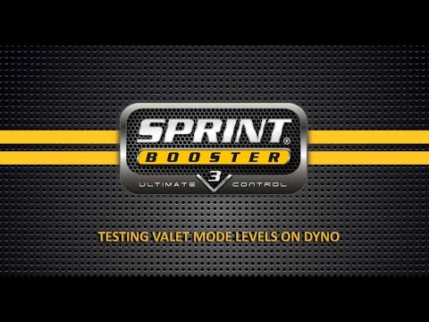 Sprint Booster V.3 - Testing the Valet mode on Dyno