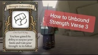 How to Unbound Strength | Deepwoken Verse 3