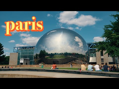 Paris Parc de la Villette walk，HD stereo sound