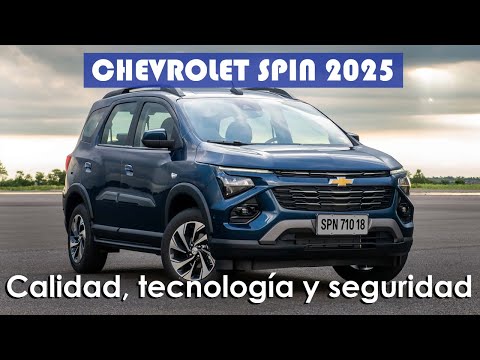 Nueva Chevrolet Spin 2025 | ¿Qué cambió? | Motor, equipamiento y todas las características.