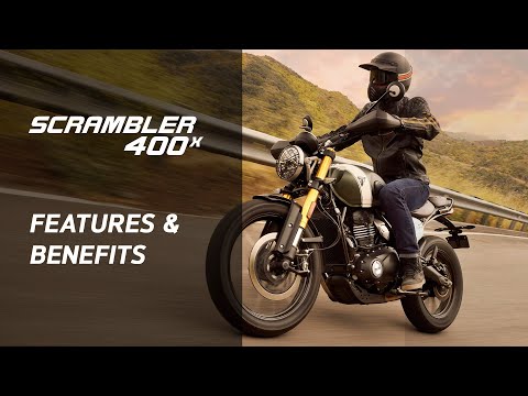 2025 Triumph Scrambler 400 X in Enfield, Connecticut - Video 1