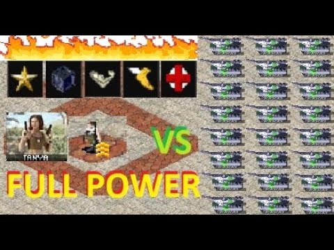 Fully Upgraded Tanya vs Grizzly Battle Tanks: Red Alert 2