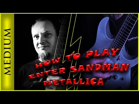Jak zagrac Enter Sandman Metallica by  Wojtek Pietraszek #metallica