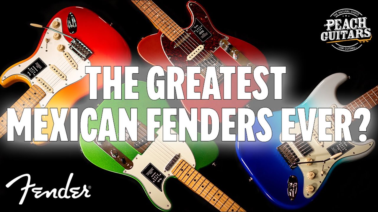 The Fender Player Plus Series - The Greatest Mexican-Made Fenders Ever? - YouTube