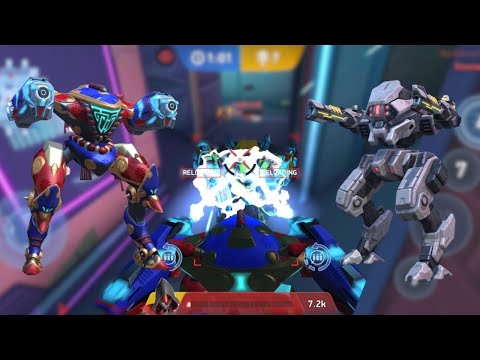 Mech Arena Free For All Tournament | Panther With Dual Railgun 16 | Guardian With Dual EM Rifle 16 |