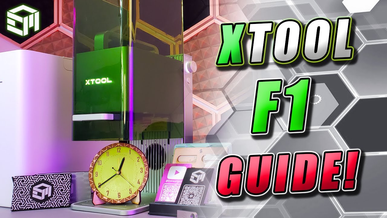 XTOOL F1 In-Depth Setup Guide, Material Settings, Creative Space, Fixtures, Templates, and Review