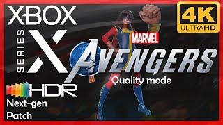 [4K/HDR] Marvel's Avengers (Next-Gen Patch) / Xbox Series X Gameplay / Quality Mode (30 fps)