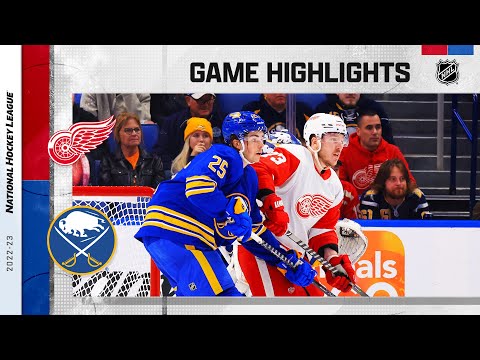 Red Wings @ Sabres 10/31 | NHL Highlights 2022