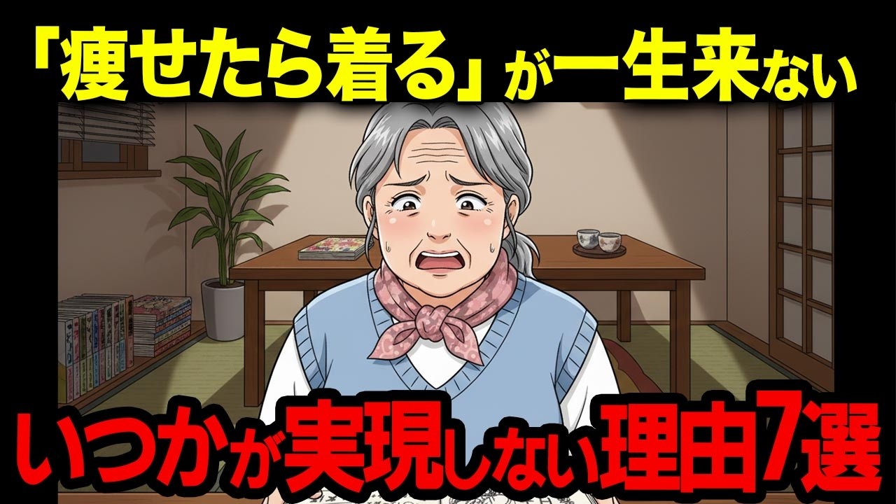 「痩せたら着る」が一生来ない理由7選【シニア朗読雑学】