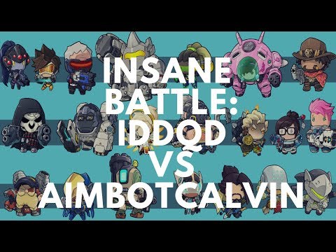 Overwatch Insane 1 vs 1 Batlle: IDDQD Vs AimbotCalvin