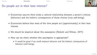 Lecture 22: Happiness and Mental Health