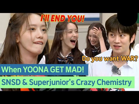 WAR between YOONA and HEECHUL? Calm down~ #SNSD #Superjunior