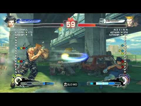 SSF4 AE: BIGDANMUL (Makoto) vs ACE E I RI N (Guile) - Ranked Match (720p HD)