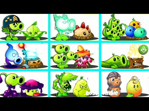 All Pair Peashooter & Other Plants Battlez - Which Team Plant Will Win? - PvZ 2