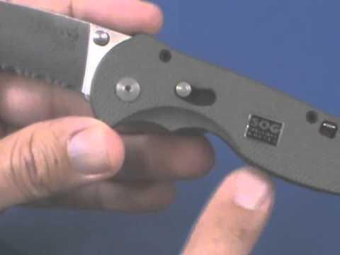SOG Flash II - Aluminum Handle / Partially Serrated (SGFSA-98)