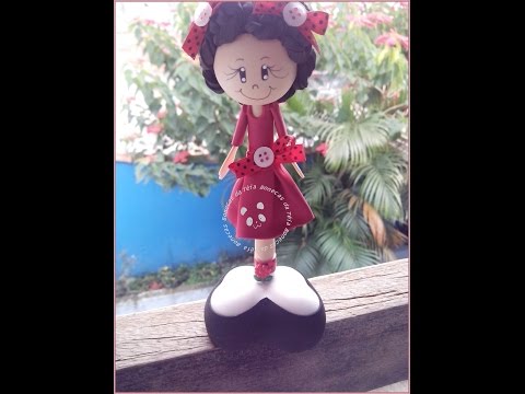 Passo a passo Caneta decorada de eva