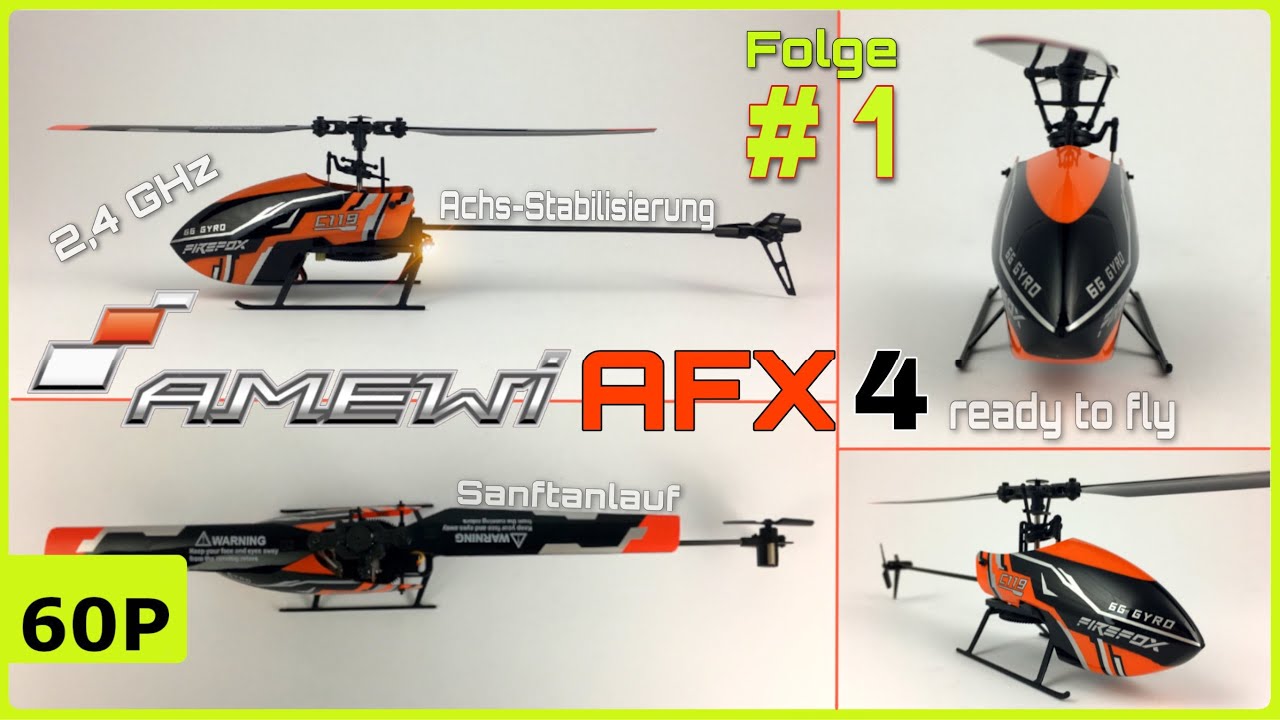 Amewi Helikopter AFX4 Single Rotor RTF