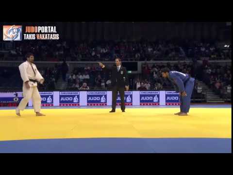 Judo Grand Prix Dusseldorf 2015 -73kg SCVORTOV Victor (UAE) vs. TATALASHVILI Nugzari (GEO)