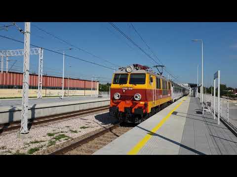 EP09-046 + IC WISŁOKA z Krakowa Gł. do Przemyśla Gł., mija stację Rzeszów Zachodni 04.09.2019