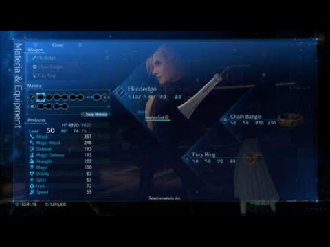 FINAL FANTASY VII REMAKE_Thraun83 Rufus hard no materia no damage