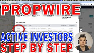 ✅ How To Find Active Investors On Propwire 🔴