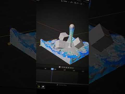 Baking some particles on Blender for no reason at all
