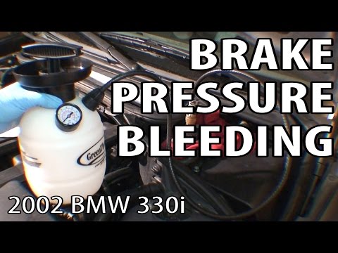 BMW 330i 325i E46 Brake Pressure Bleeding DIY (and Fix for Endless Bubbles)