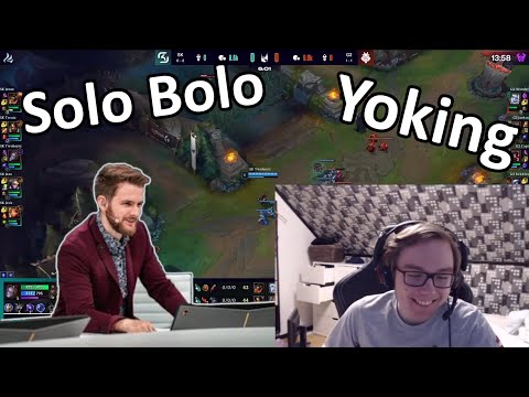 Baus reacting to Daniel Drakos shoutout on LEC broadcast | Thebausffs Clips